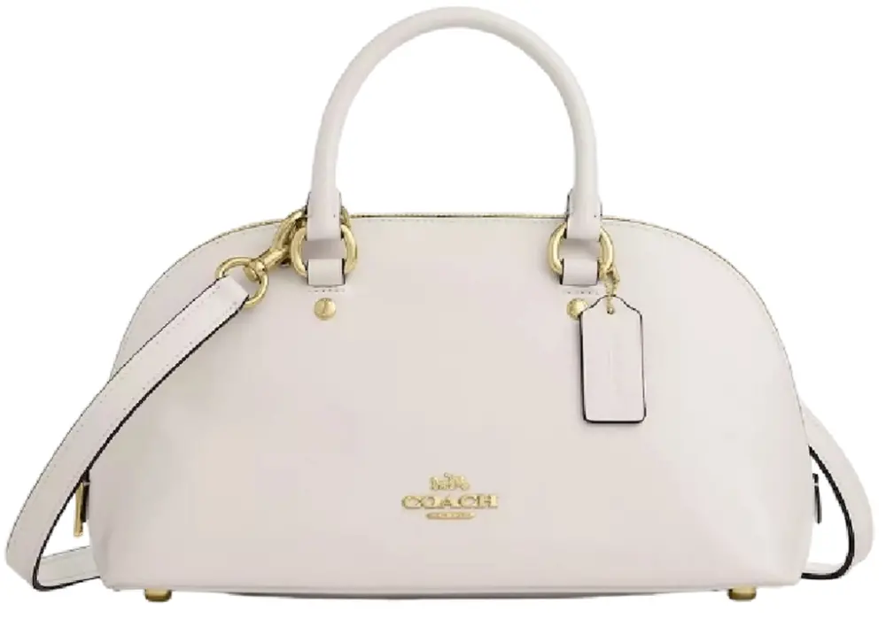 Túi Coach Lara Satchel Bag 'Chalk' CDV19-IMCHK