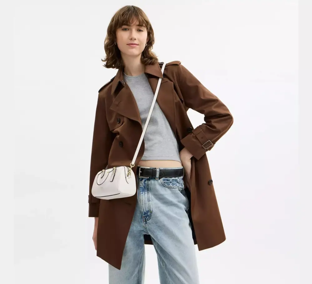 Túi Coach Mini Rowan Crossbody Bag 'Chalk' CW328-IMCHK - Ảnh 5