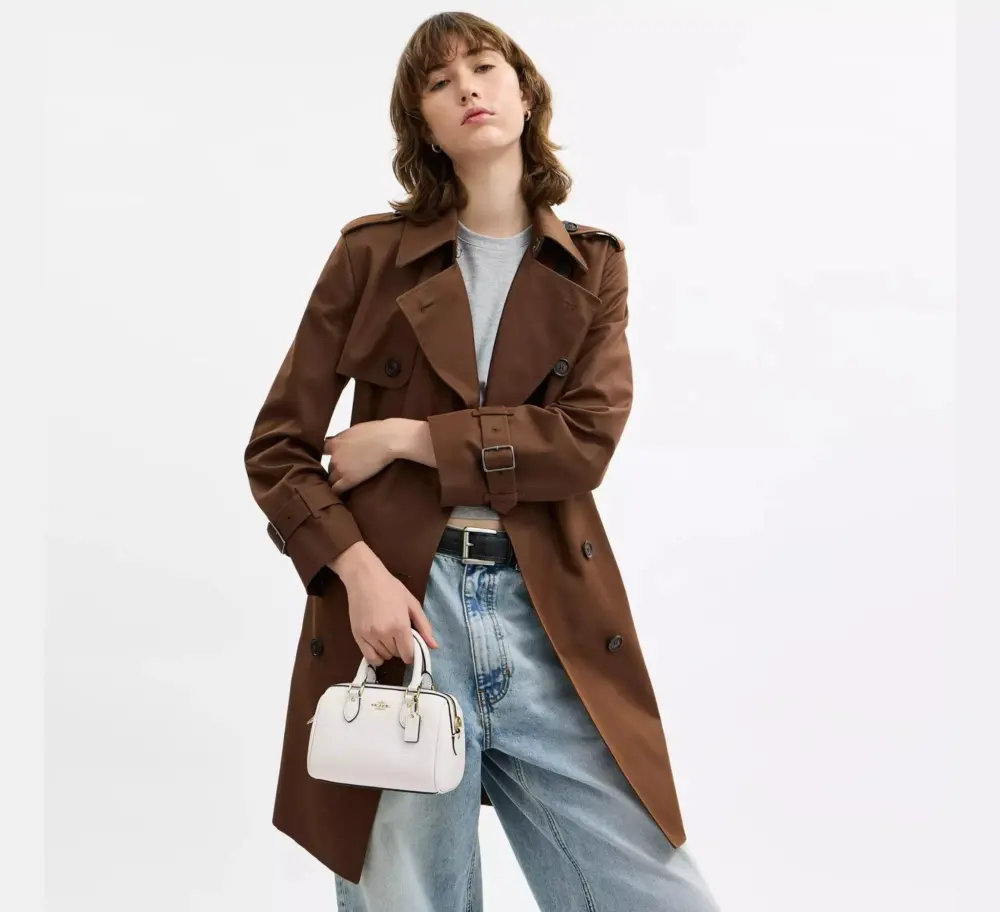 Túi Coach Mini Rowan Crossbody Bag 'Chalk' CW328-IMCHK - Ảnh 4