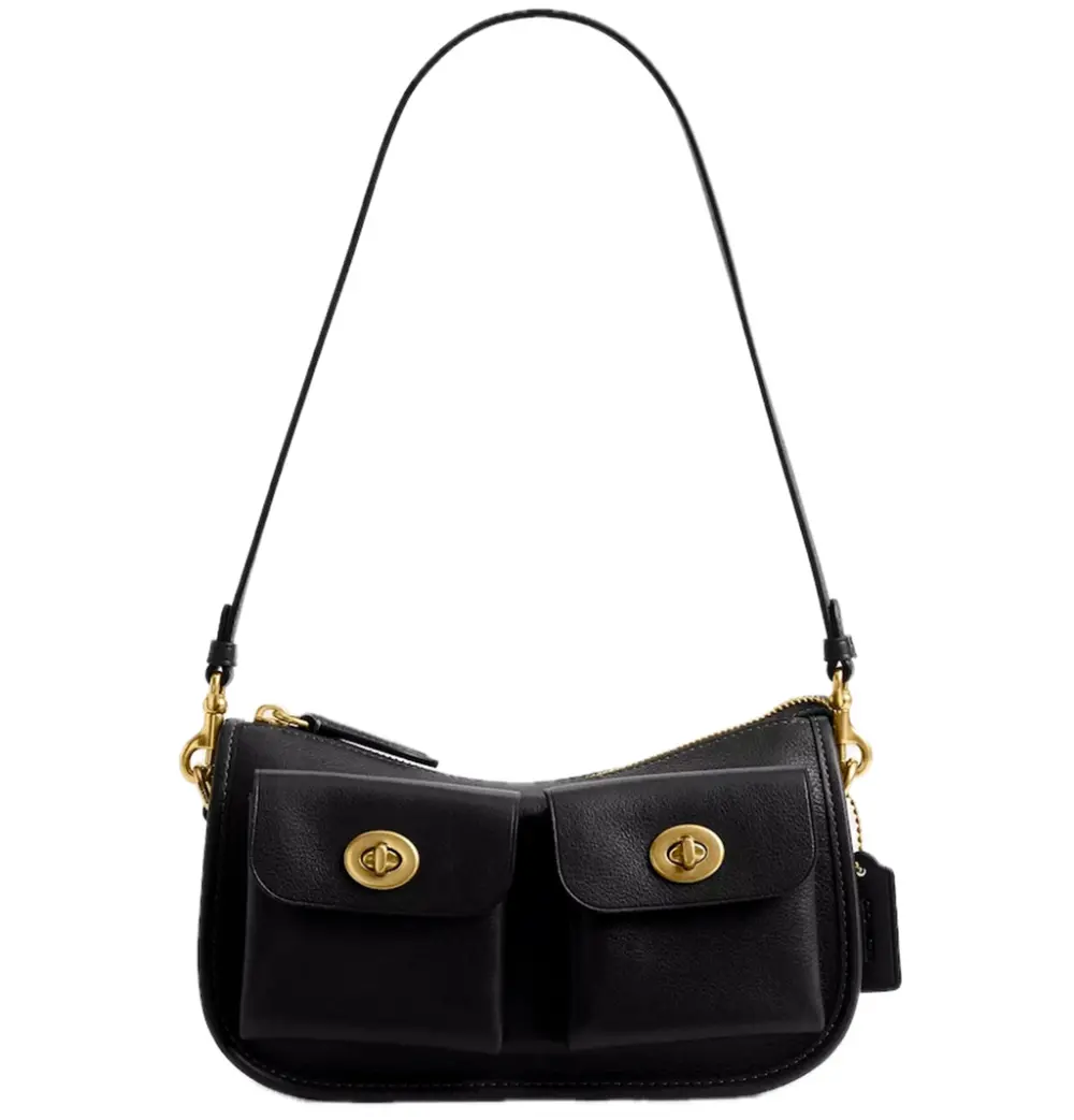Túi Coach Twin Turnlock Waverly Bag 'Black' CDZ20-B4BK