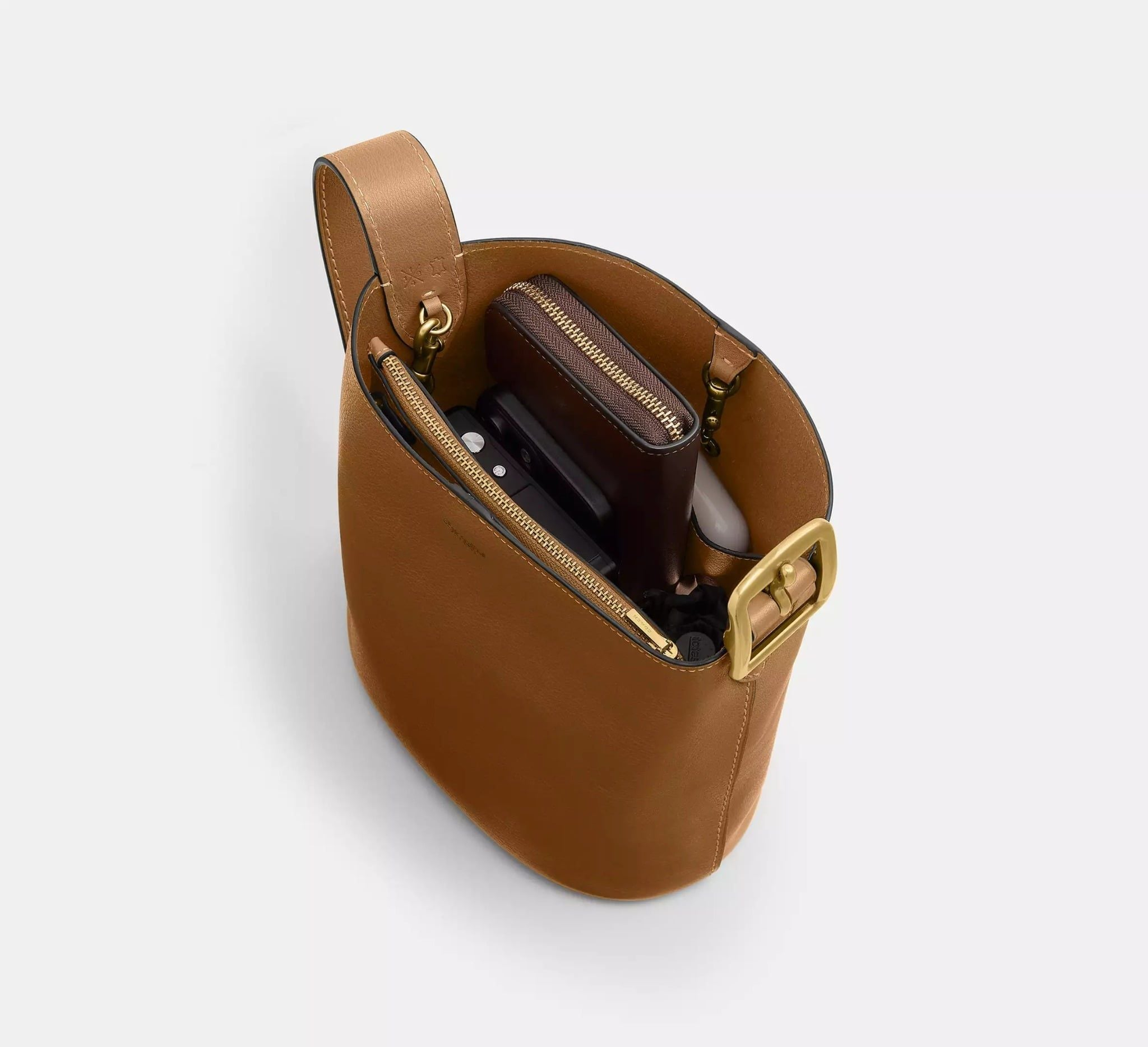 Alternative view of Túi Coach Bleecker Bucket Bag 21 'Muted Olive' CCX07-B4YTH