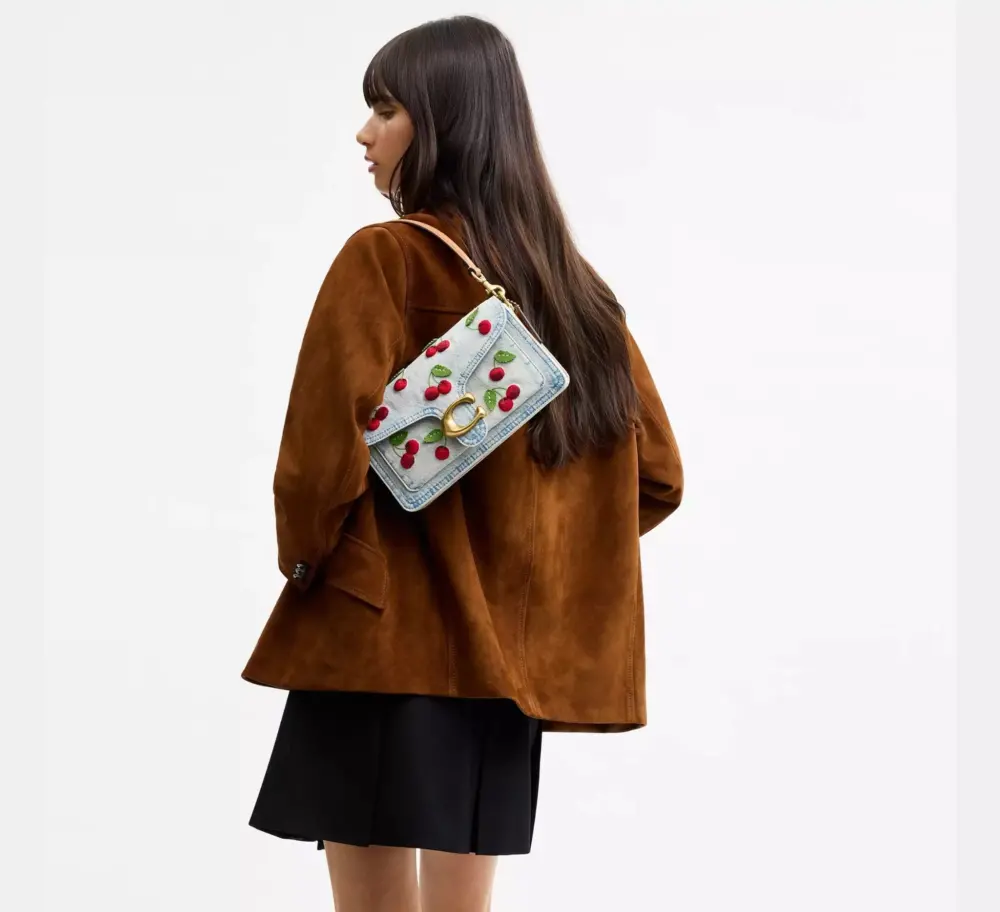 Túi Coach Tabby Shoulder Bag 26 'Denim' CDZ32-B4EI - Ảnh 4