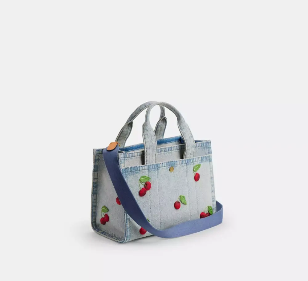 Túi Coach Cargo Tote Bag 26 'Denim' CDZ31-B4EI - Ảnh 4