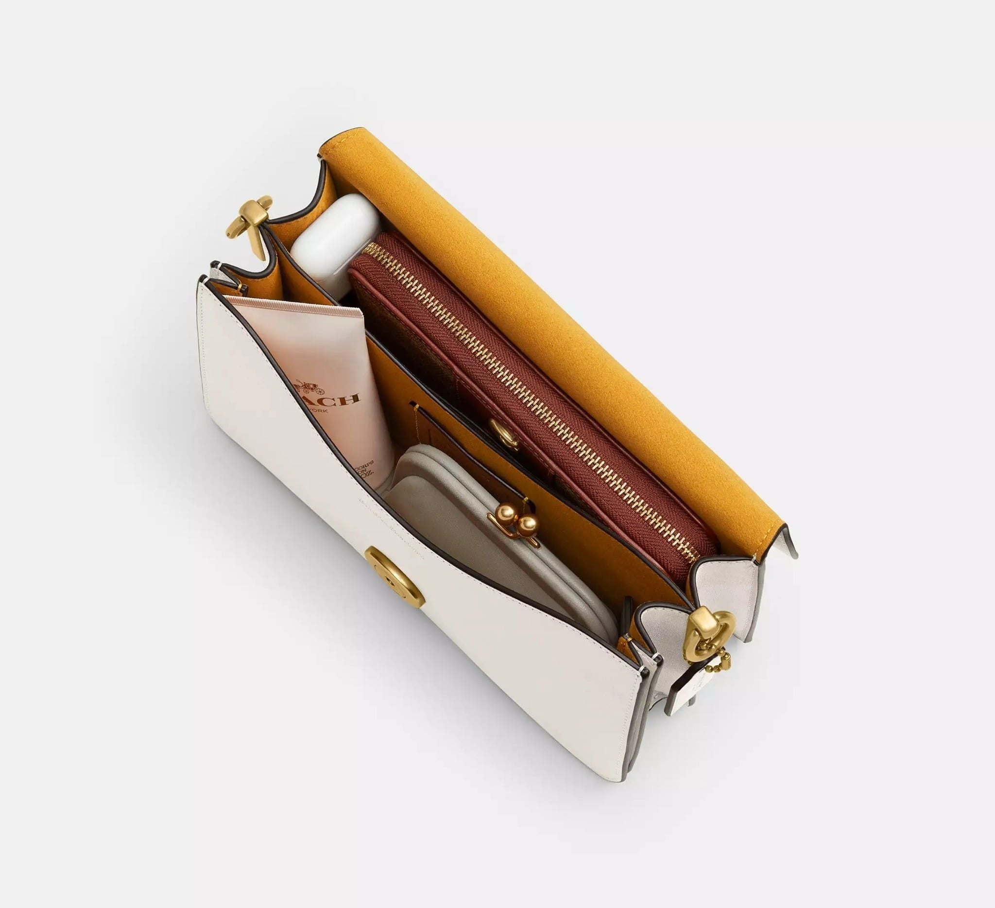 Alternative view of Túi Coach Chain Tabby Shoulder Bag 'Chalk' CY919-B4HA