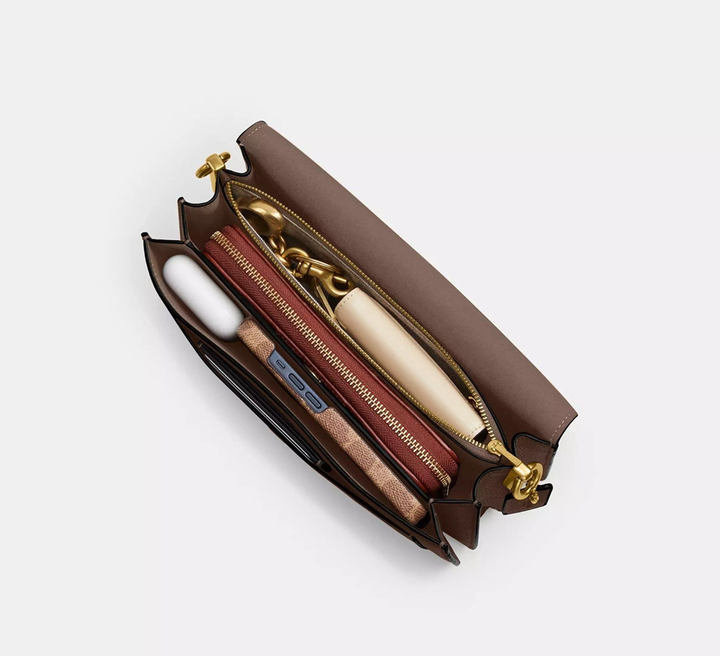 Túi Coach Tabby Shoulder Bag 26 'Dark Stone' CH857-B4CBD - Ảnh 5