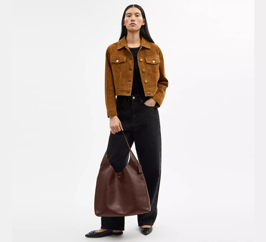 Túi Coach Brooklyn Shoulder Bag 39 'Maple' CU044-B4MPL - Ảnh 3