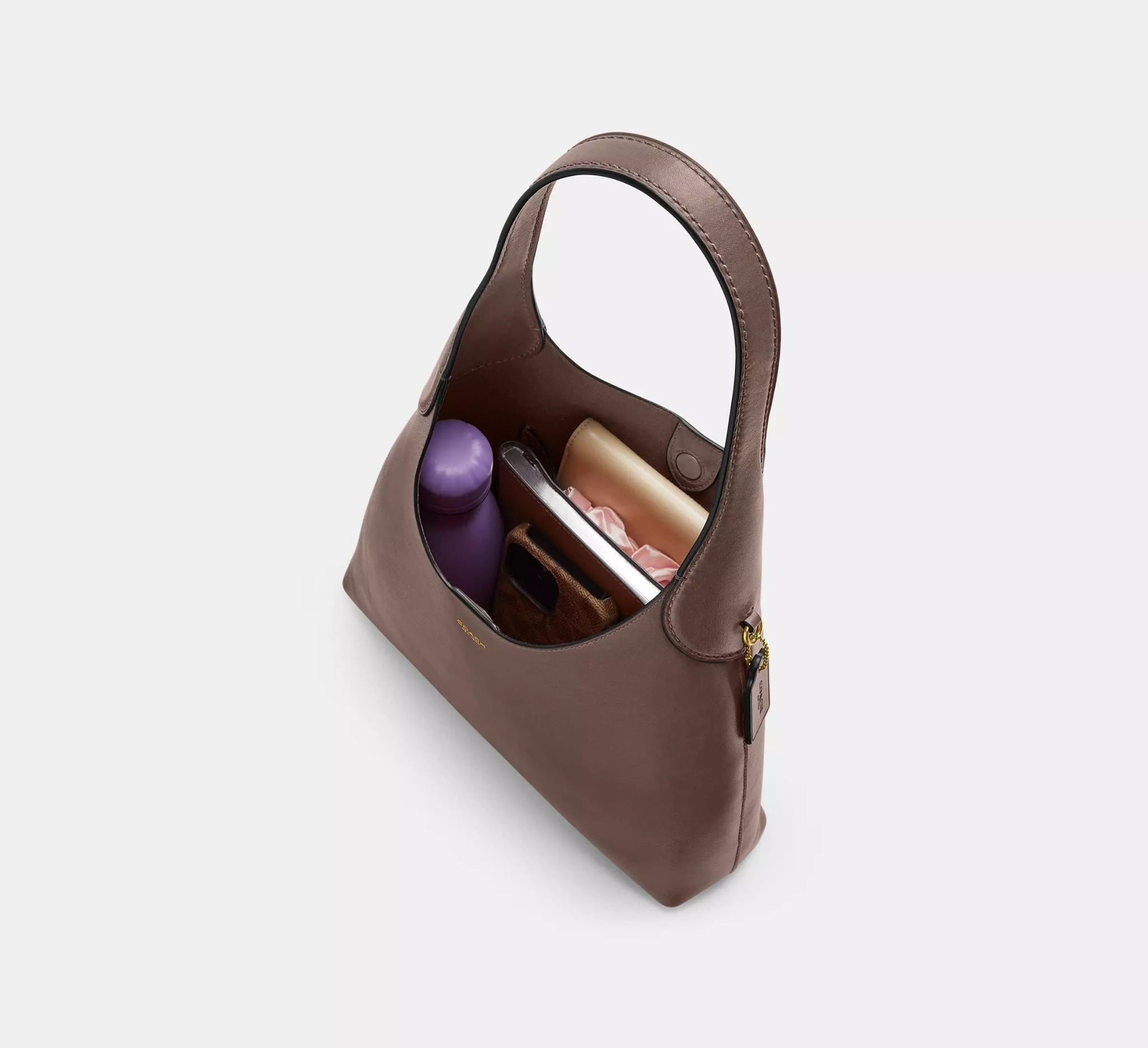 Alternative view of Túi Coach Brooklyn Shoulder Bag 28 'Dark Stone' CU068-B4CBD