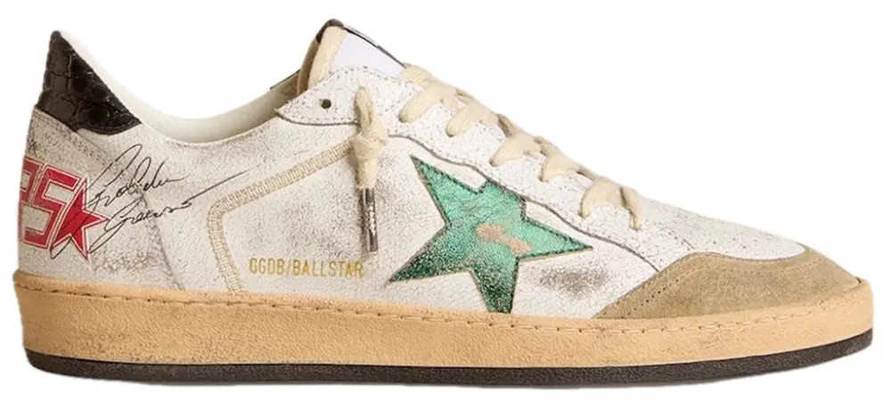 Giày Golden Goose Ball Star 'White' GMF00327-F006025-11889