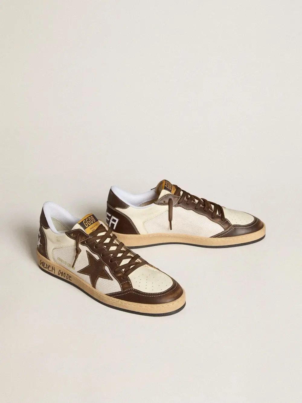 Giày Golden Goose Ball Star 'Brown' GMF00327-F006560-15684 - Ảnh 4