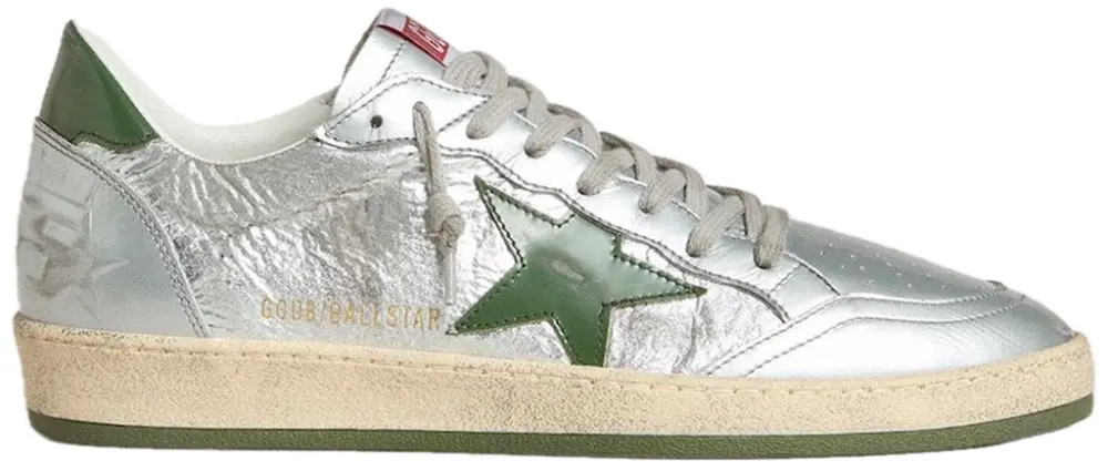 Giày Golden Goose Ball Star 'Silver' GMF00117-F007281-70318