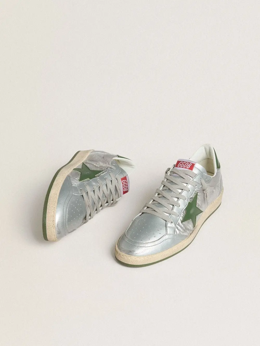 Giày Golden Goose Ball Star 'Silver' GMF00117-F007281-70318 - Ảnh 4
