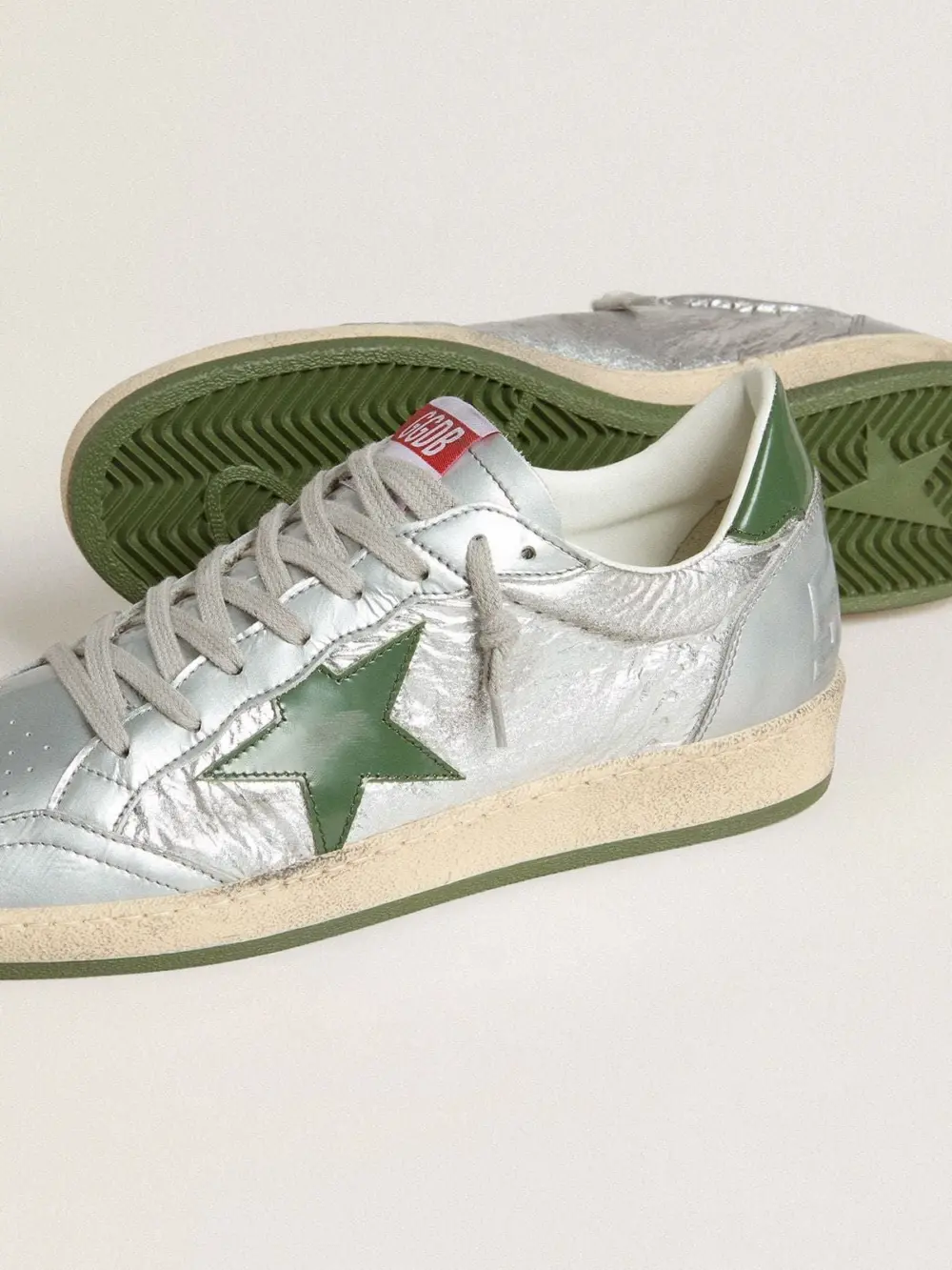 Giày Golden Goose Ball Star 'Silver' GMF00117-F007281-70318 - Ảnh 3