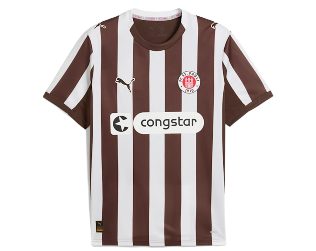 Áo Puma FC St. Pauli 25/26 Home Jersey 'Espresso Brown' 783063-01