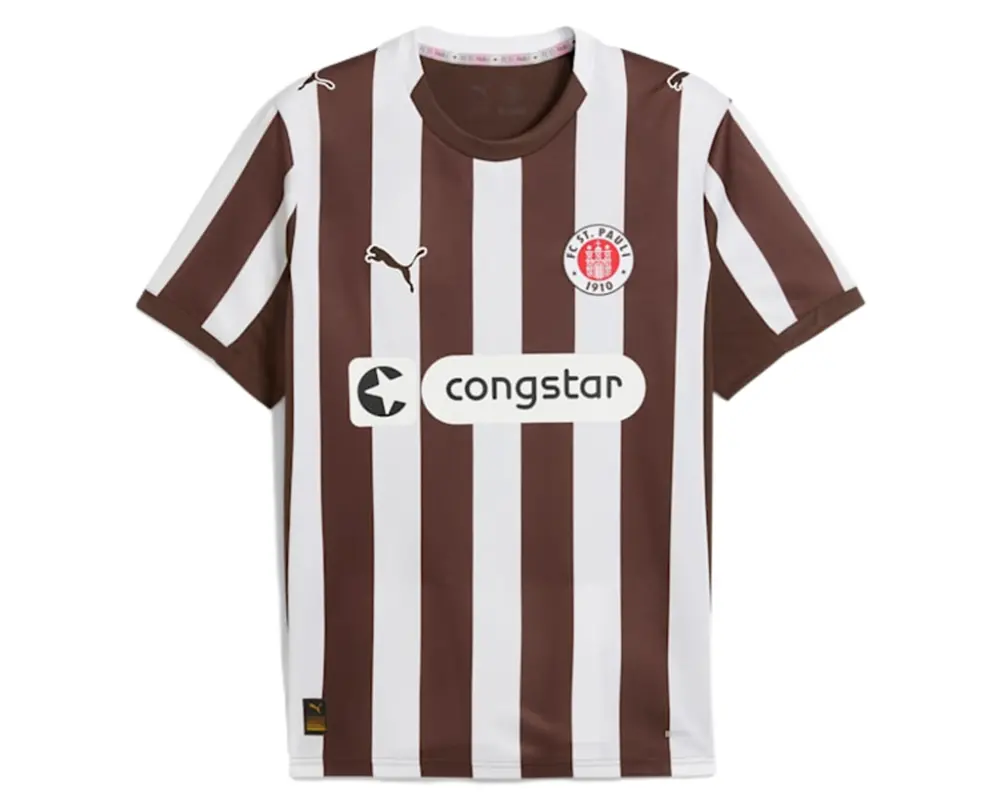Áo Puma FC St. Pauli 25/26 Home Jersey 'Espresso Brown' 783063-01