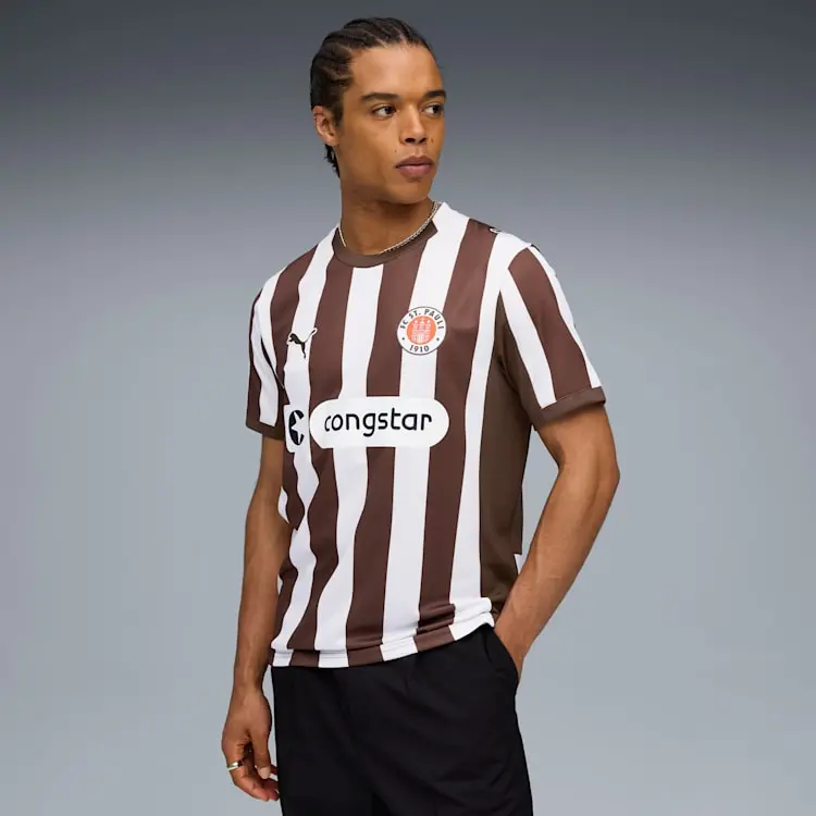Alternative view of Áo Puma FC St. Pauli 25/26 Home Jersey 'Espresso Brown' 783063-01