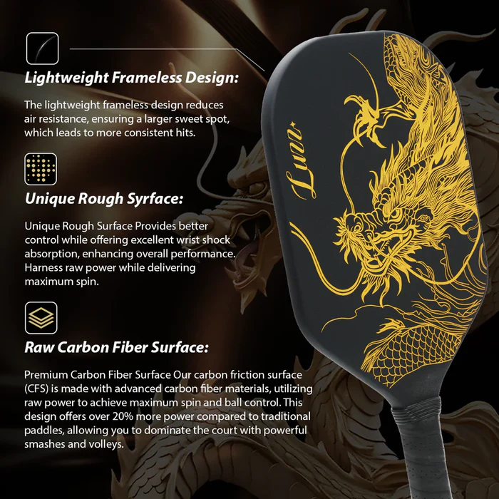 Vợt Pickleball Luzz Imperial Dragon - Ảnh 4