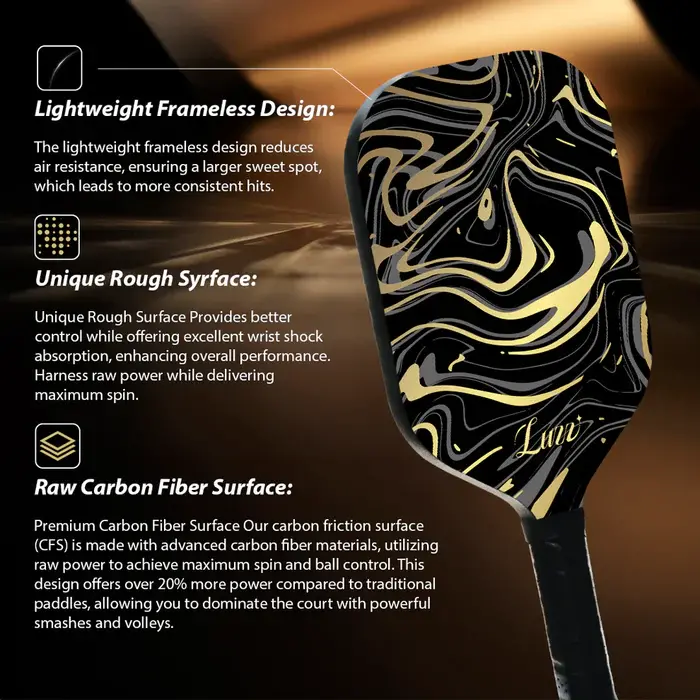 Vợt Pickleball Luzz Goldenveil - Ảnh 4
