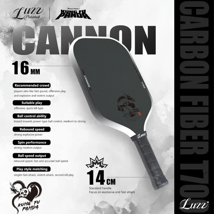 Alternative view of Vợt Pickleball Luzz Kung Fu Panda Cannon