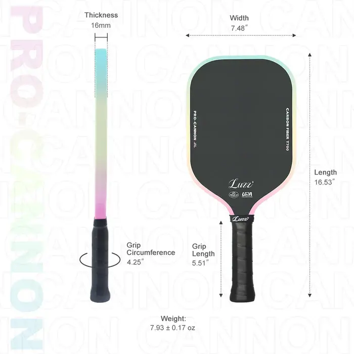 Vợt Pickleball Luzz Candy Cannon - Ảnh 2