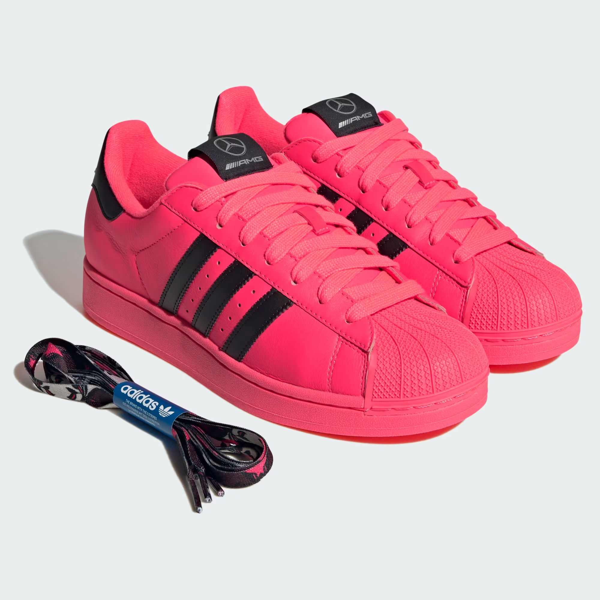 Alternative view of Giày Superstar II Mercedes 'Red' JR9994