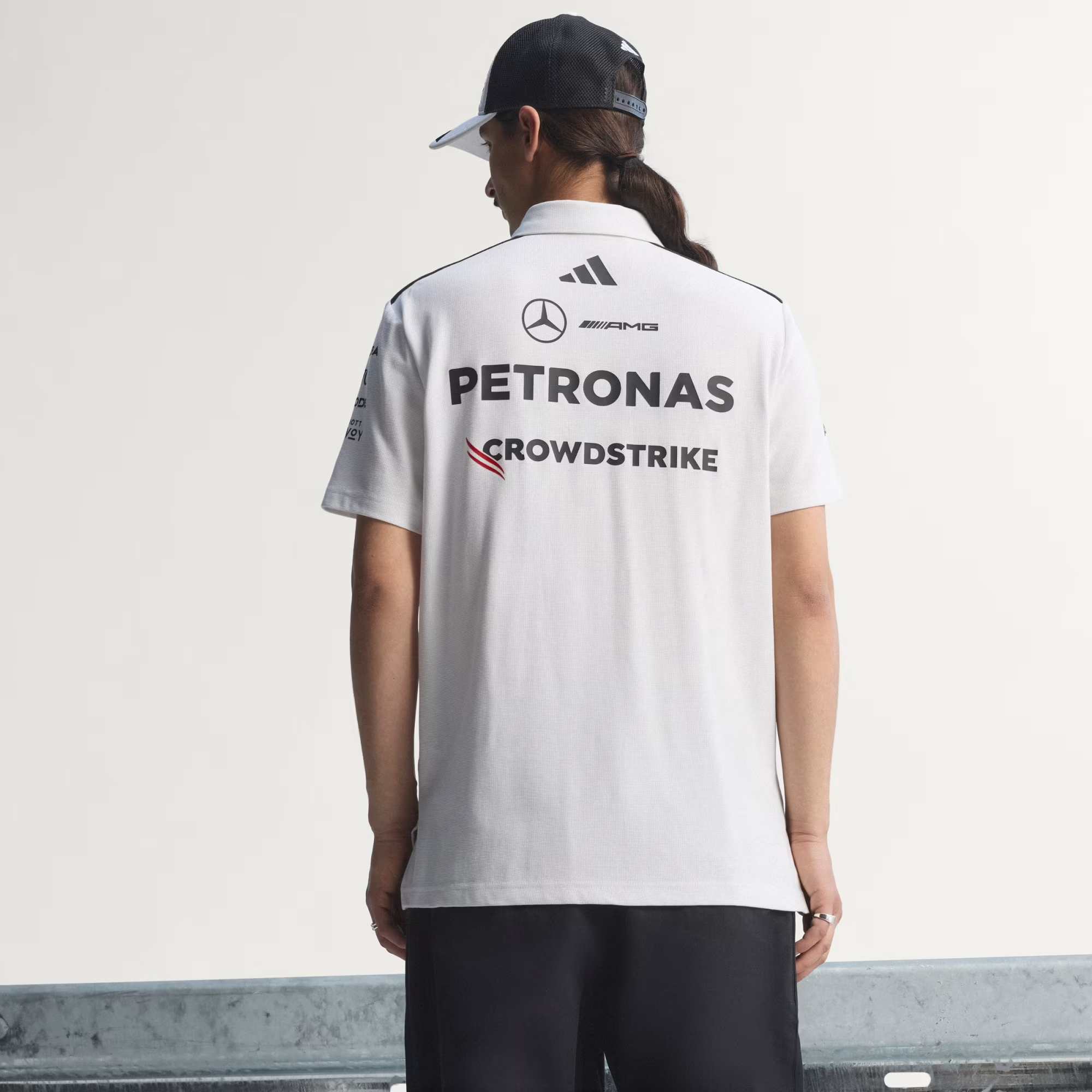 Áo Adidas POLO MERCEDES - AMG PETRONAS FORMULA 1 'White' KE5524 - Ảnh 6