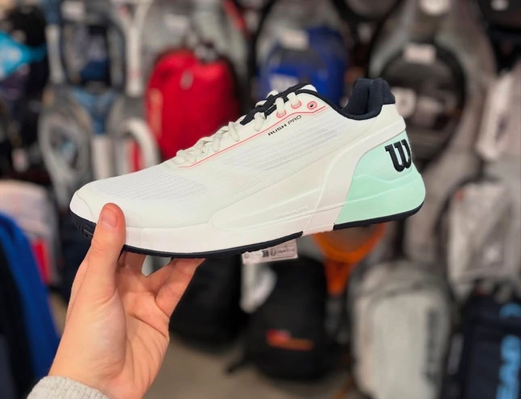 Giày Wilson Rush Pro 5 'White Green' WRS338500 - Ảnh 3