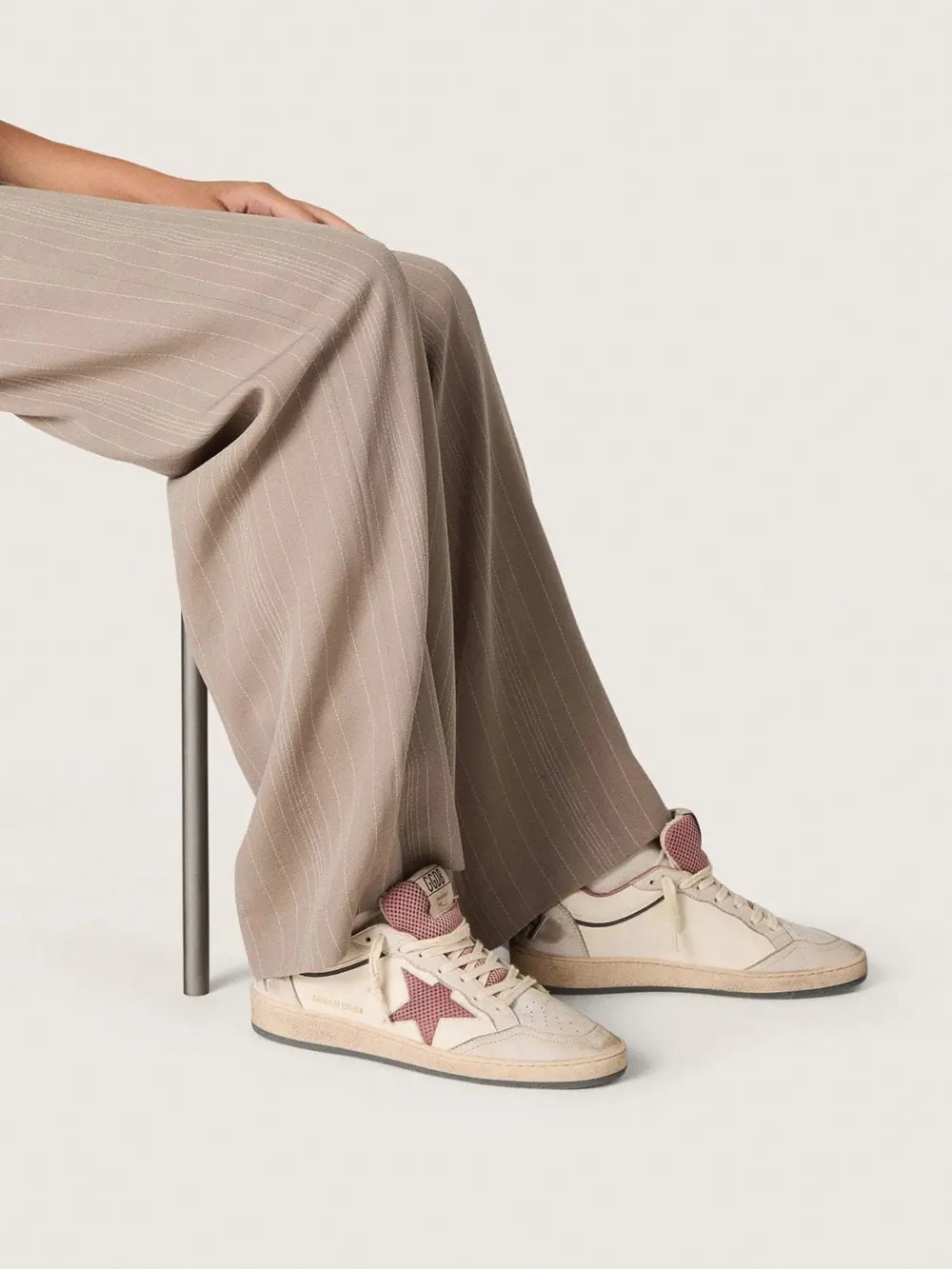 Giày Golden Goose Ball Star LTD 'Beige' GWF01065-F008302-15839 - Ảnh 4