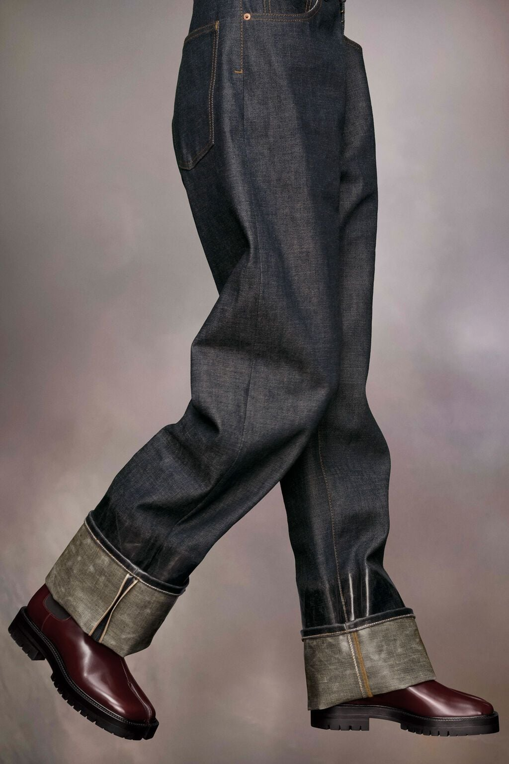 Alternative view of Giày Maison Margiela Tabi Boot 'Bordeaux' S58WU0409P3827H8913