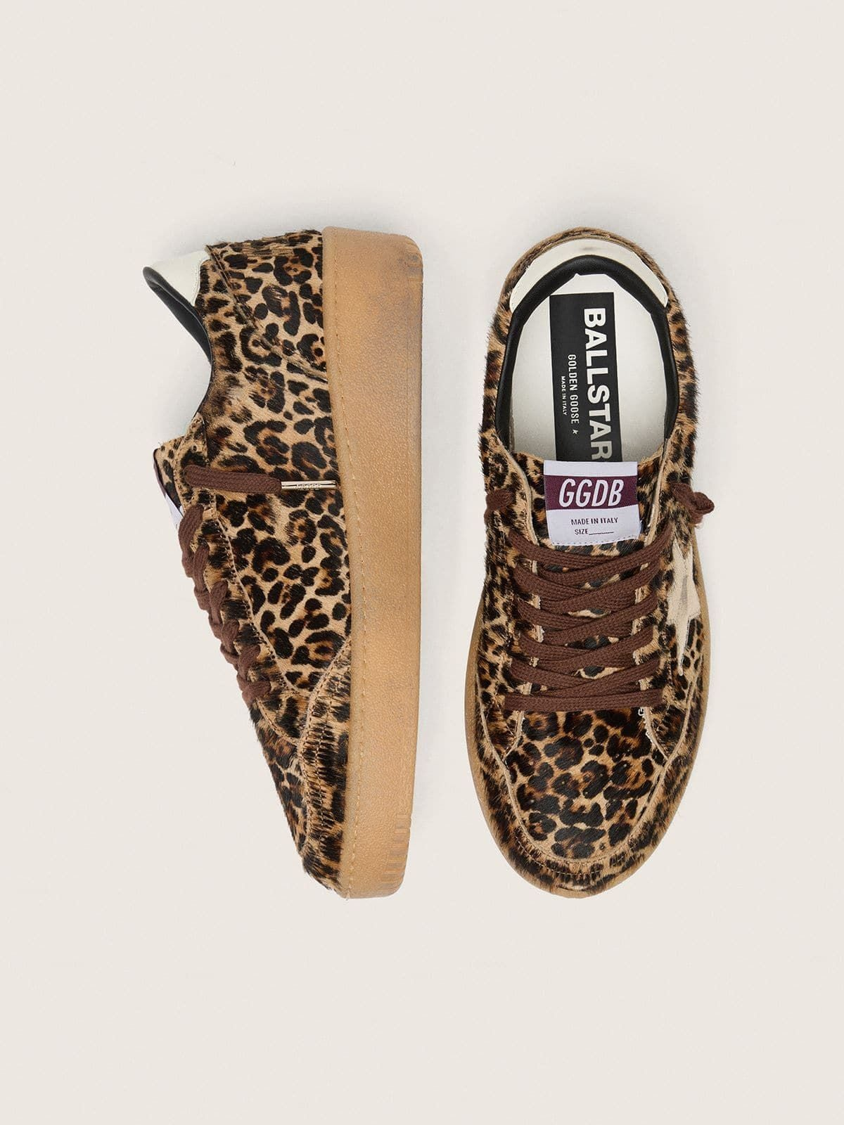 Alternative view of Giày Golden Goose Ball Star 'Leopard-print' GWF00804-F008010-83241
