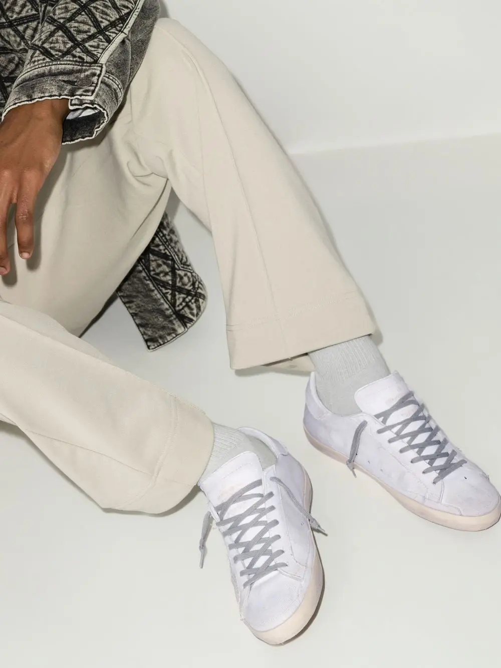 Giày Golden Goose Supperstar Dream Marker ‘White’ GMF00103-F002896-10330 - Ảnh 4