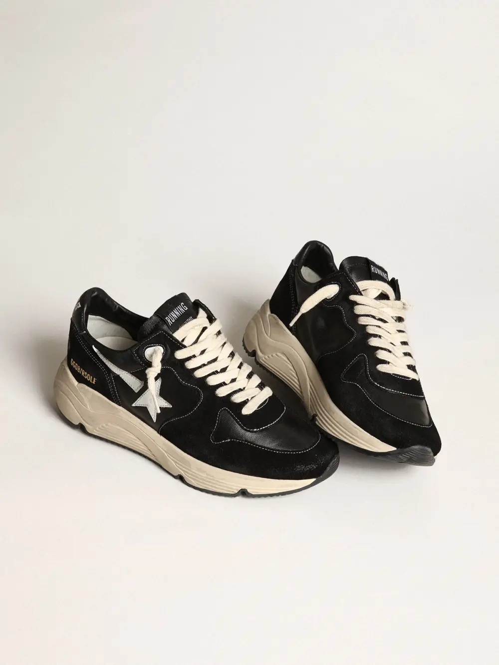 Giày Golden Goose Men’s Running Sole 'Black' GMF00126-F003775-90352 - Ảnh 3