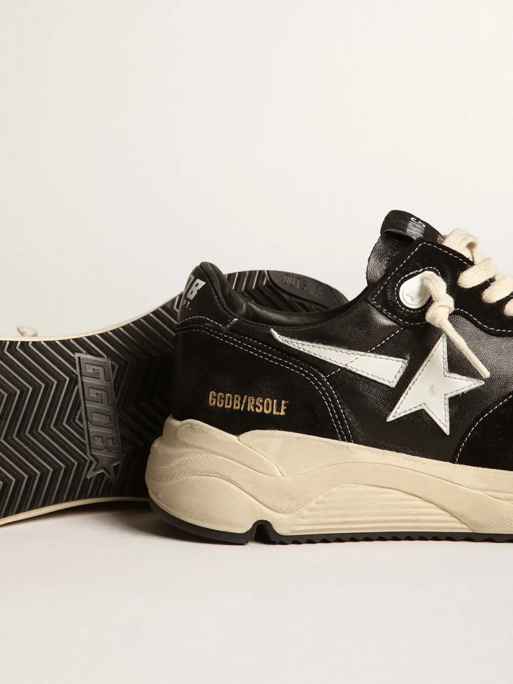 Giày Golden Goose Men’s Running Sole 'Black' GMF00126-F003775-90352 - Ảnh 4
