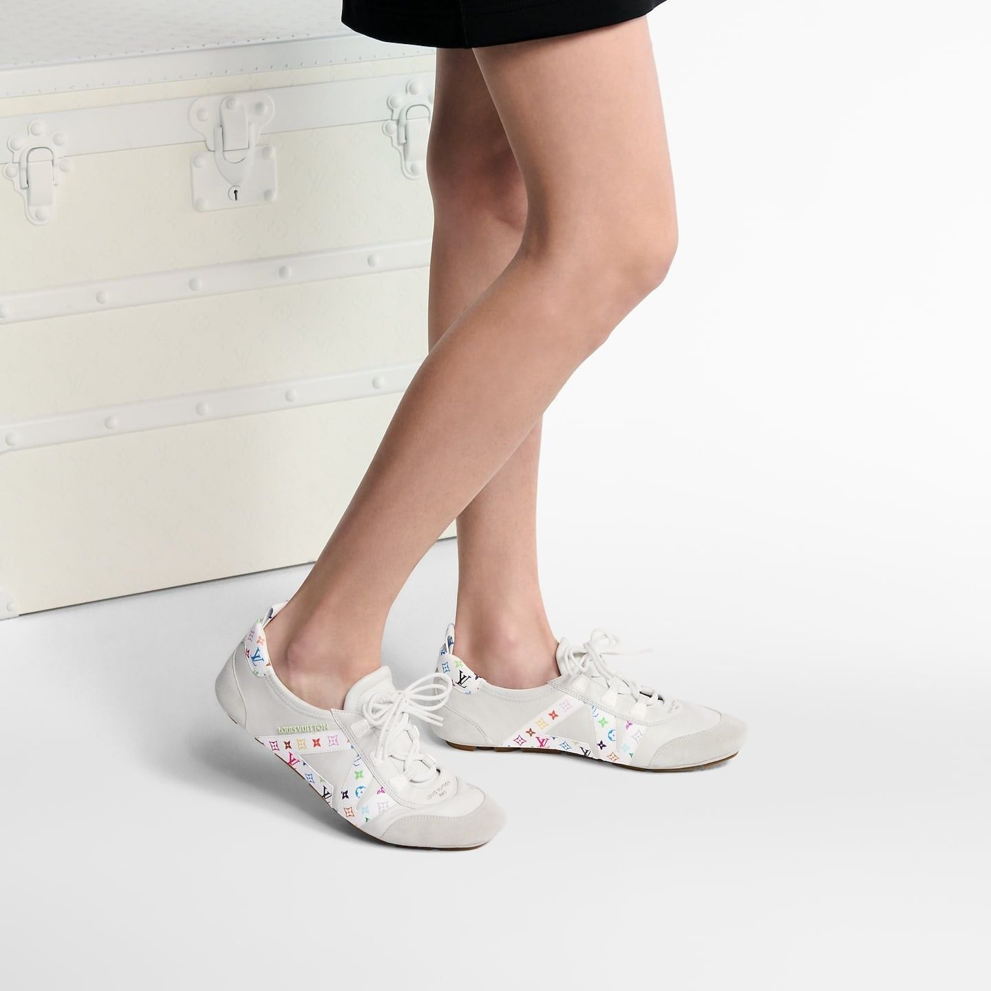 Giày Louis Vuitton LV x TM LV Sneakerina 'White' 1AJJQJ - Ảnh 4