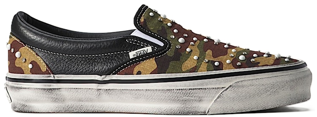 Giày Vans Premium Classic Slip-On 'Camo Black' VN000D9PCAK