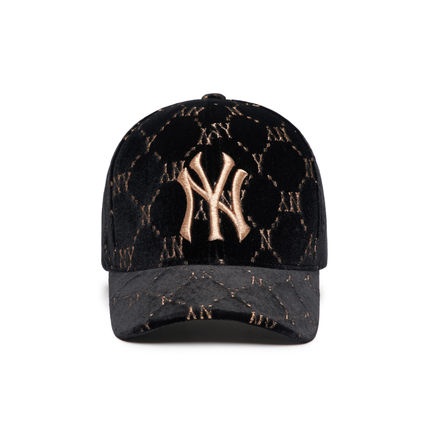 Mũ Monogram Velvet Ball Cap New York Yankees 3ACPFG016-50BKS - Ảnh 3