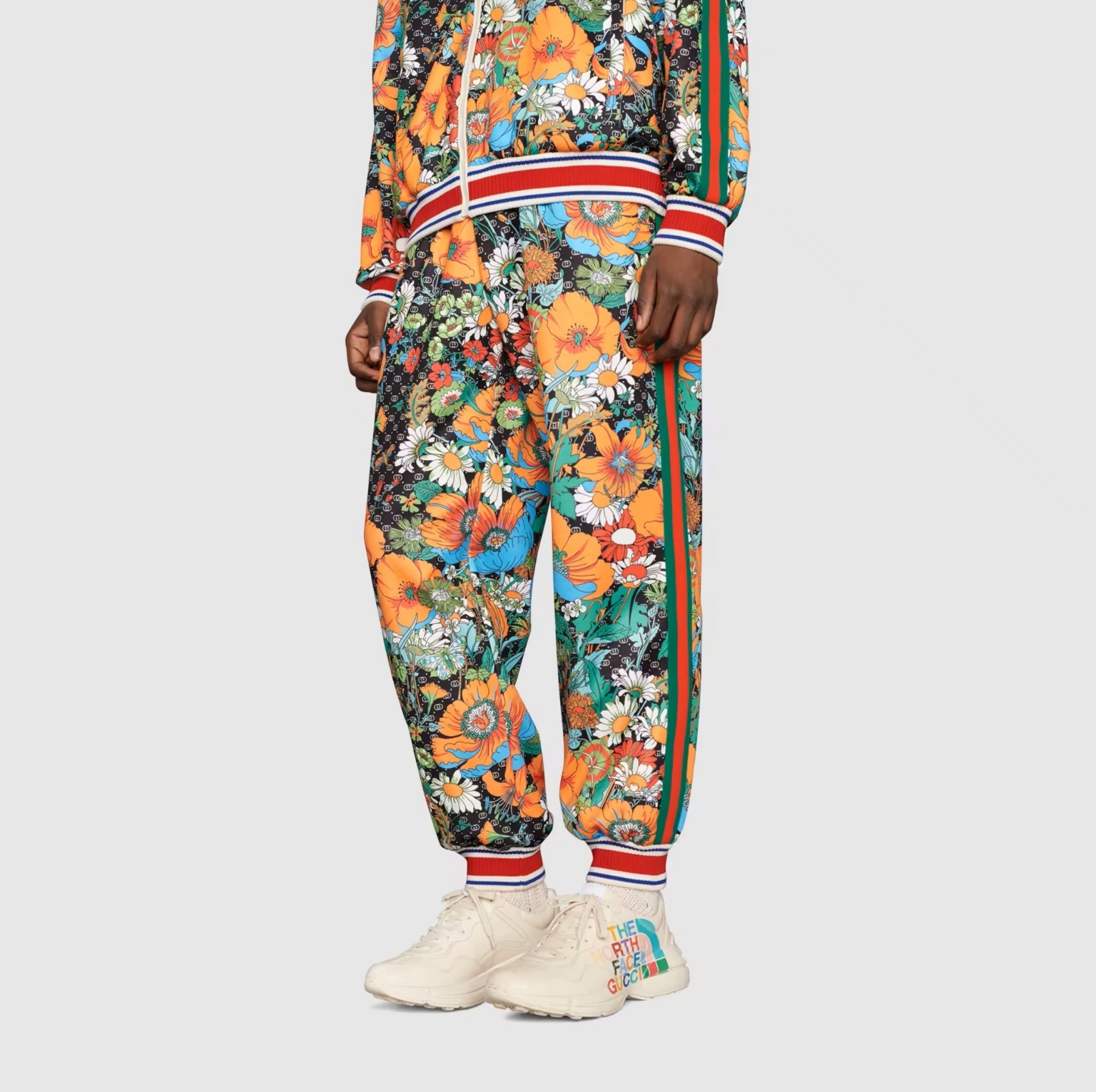 Alternative view of Giày Gucci x The North Face Rhyton ‘Ivory’ 685641-DRW00-9522