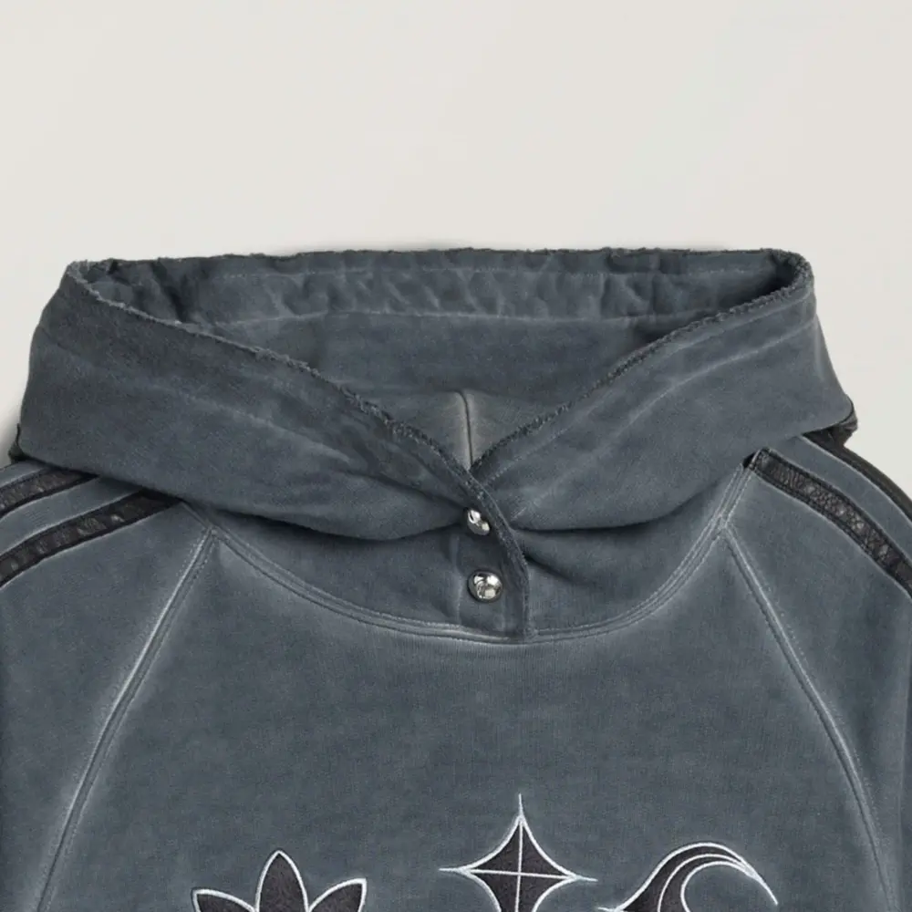 Áo Adidas THUG CLUB FLEECE HOODIE 'Black' KF6587 - Ảnh 4