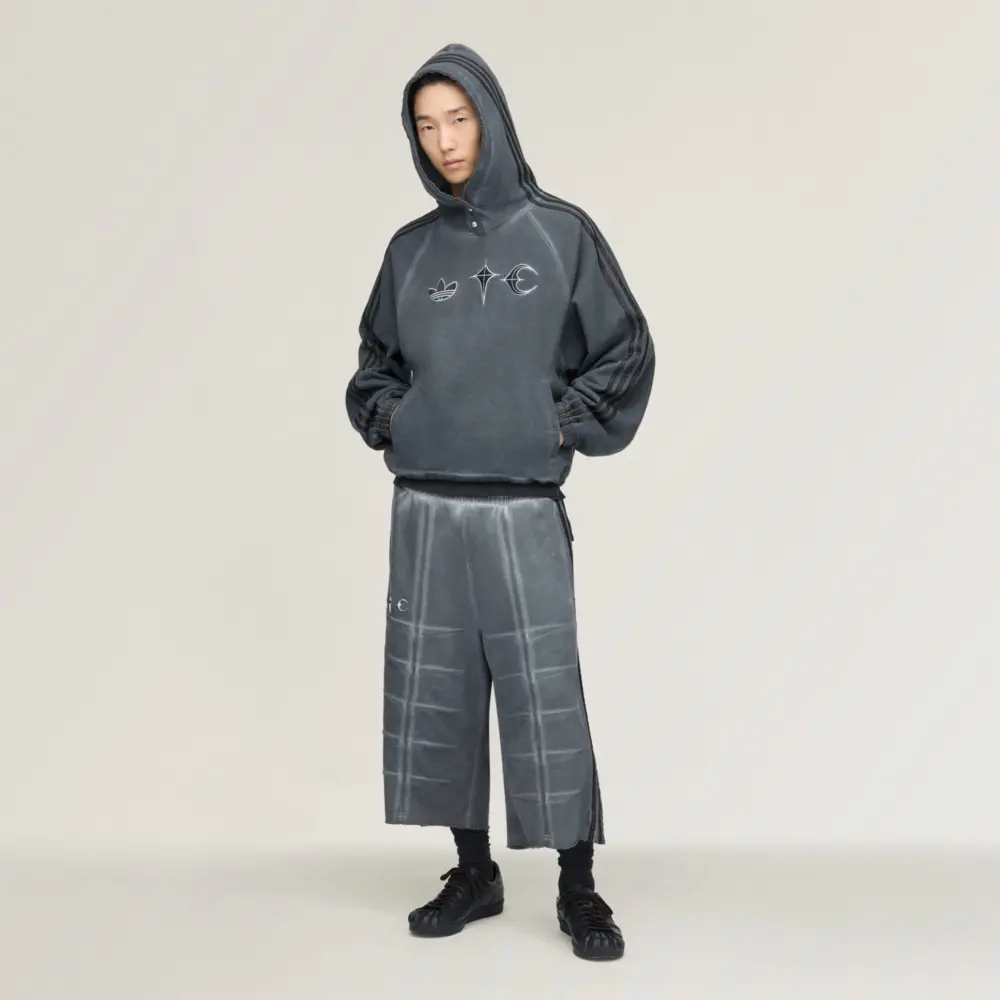 Áo Adidas THUG CLUB FLEECE HOODIE 'Black' KF6587 - Ảnh 3