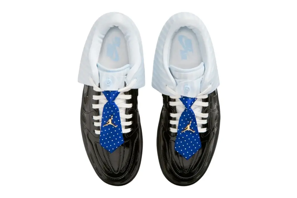 Giày Nike Jordan 1 Low Method of Make V3 Suit & Tie 'Black' IR7554-001 - Ảnh 5