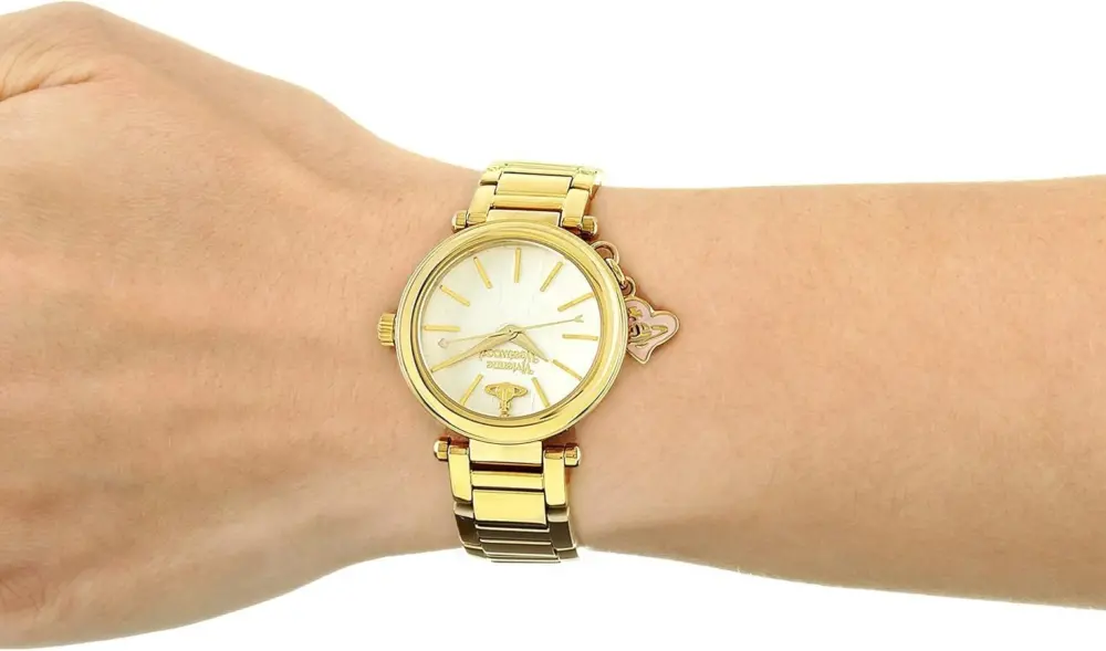 Đồng Hồ Vivienne Westwood Heart Watch 'Gold' VV006WHGD - Ảnh 4