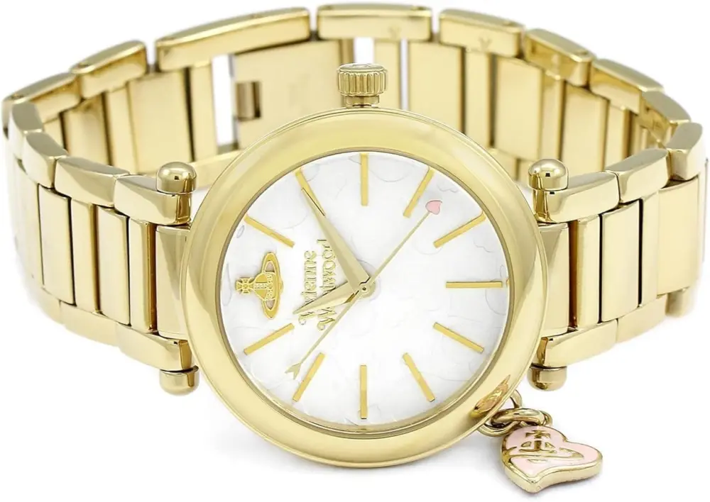 Đồng Hồ Vivienne Westwood Heart Watch 'Gold' VV006WHGD - Ảnh 3