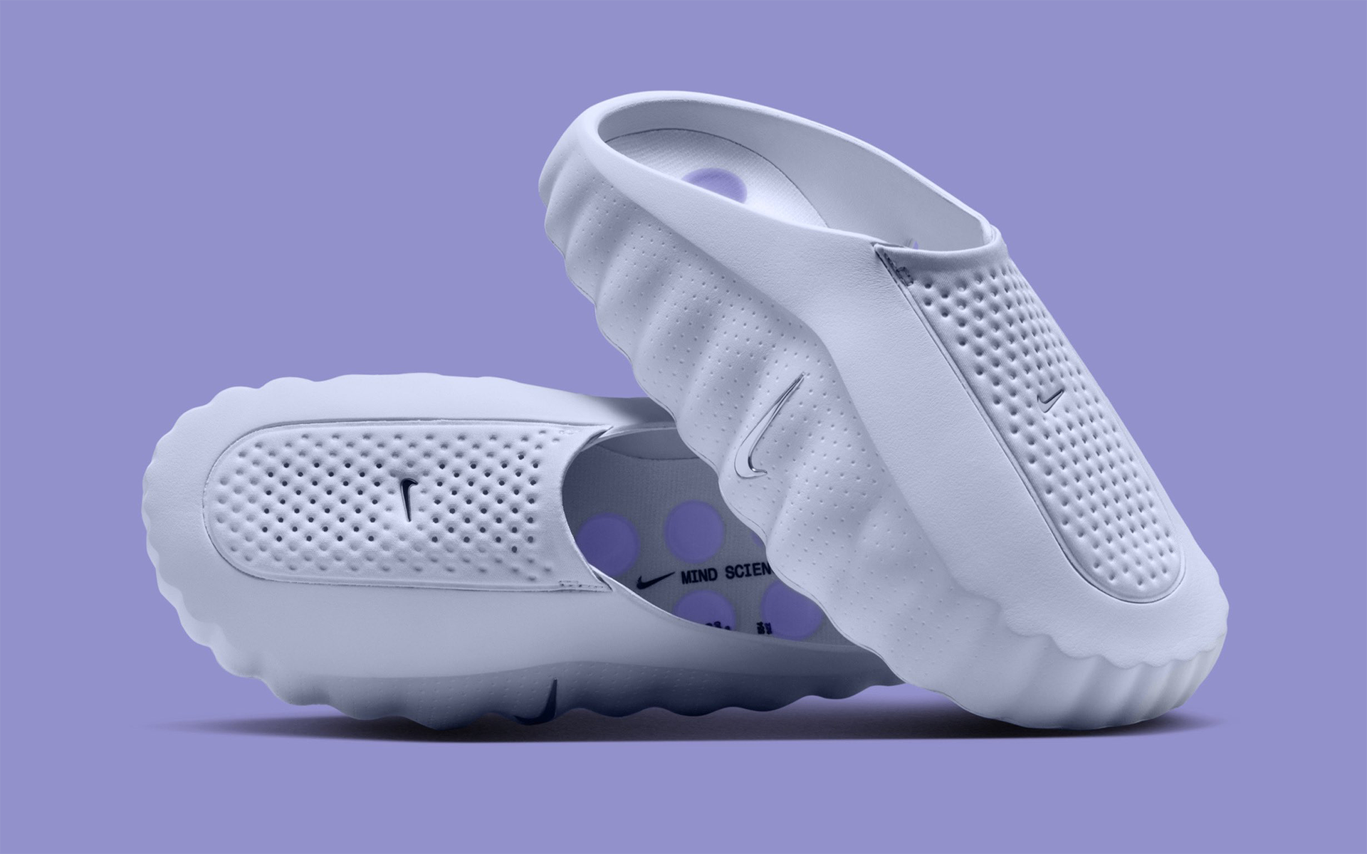 Alternative view of Dép Nike Mind 001 Mule ‘Palest Purple’ HQ4309-500