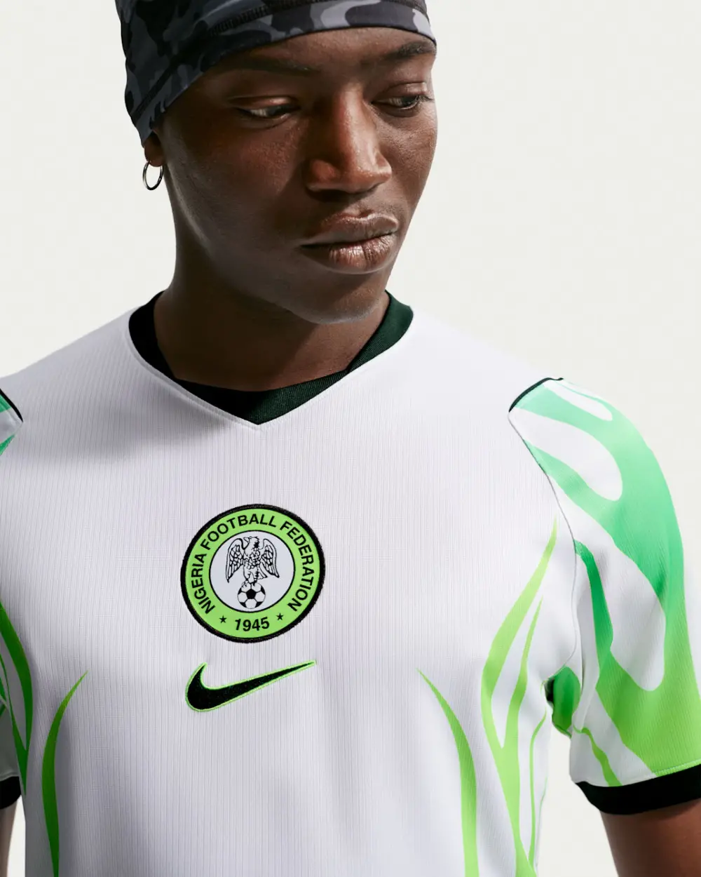Áo Nike Nigeria 2026 Stadium Away Replica IB5376-100 - Ảnh 3