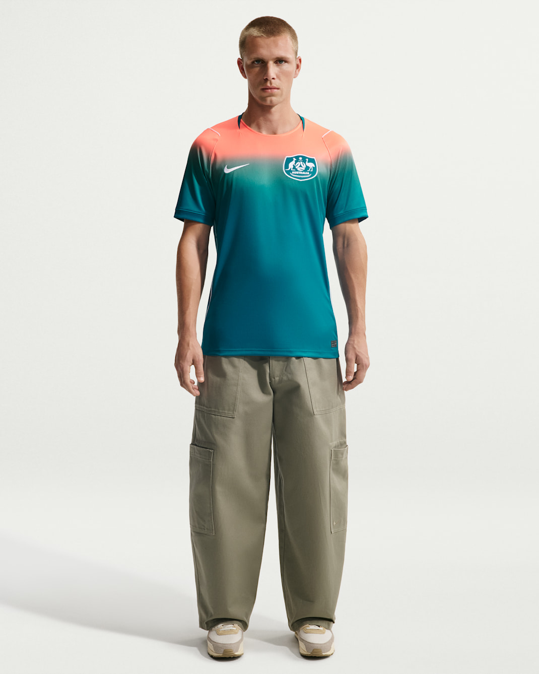 Alternative view of Áo Nike Australia 2026 Stadium Away Replica IB5347-367