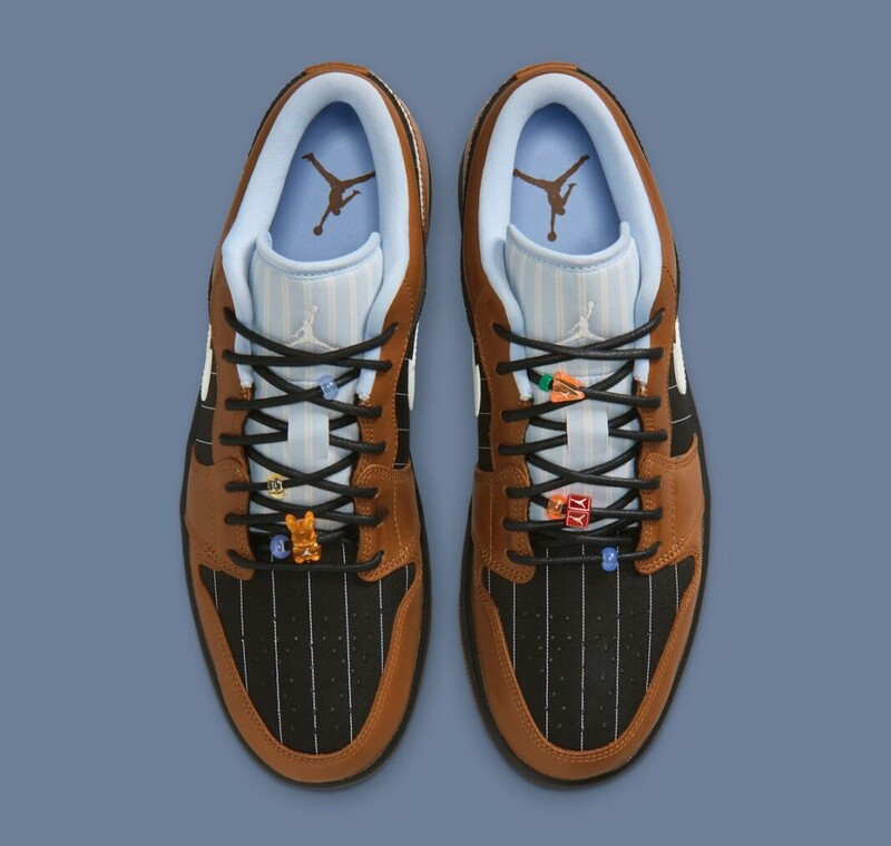 Alternative view of Giày Nike Air Jordan 1 Low 'Brown' IR7560-010