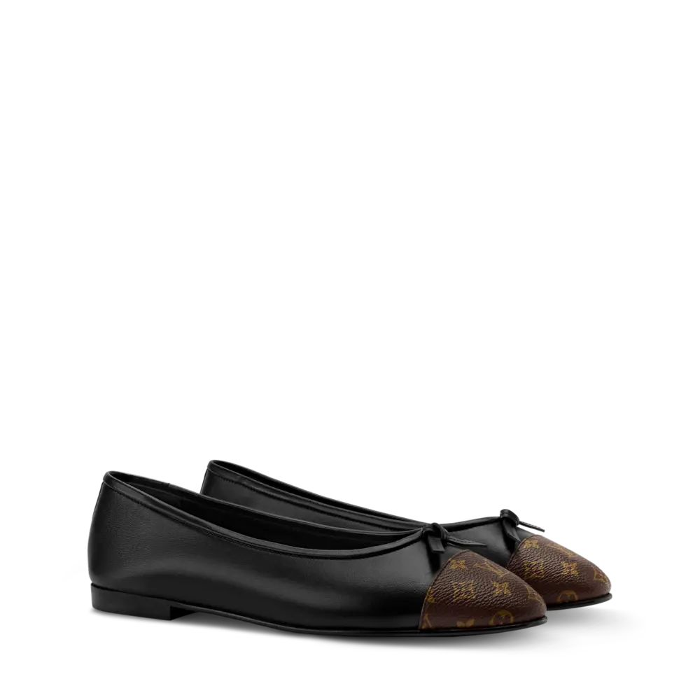 Giày Louis Vuitton Darling Ballerinas 'Noir' 1AJNOW - Ảnh 3