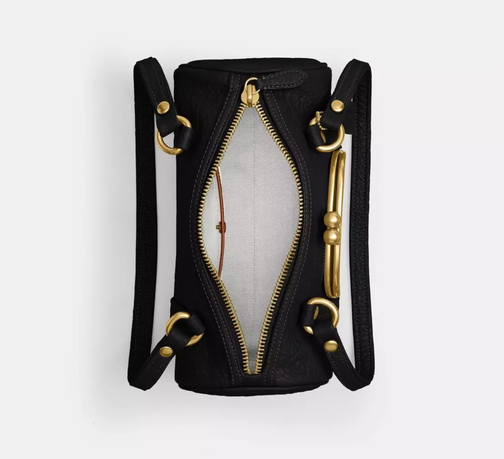 Alternative view of Túi Coach Kisslock Barrel Bag 28 'Black' CEM05-B4BK