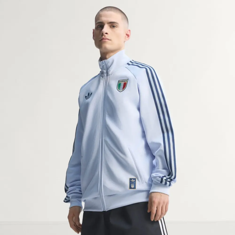 Áo Adidas FIGC Italy OG Track Top 'Aeroblue' JY9630 - Ảnh 5