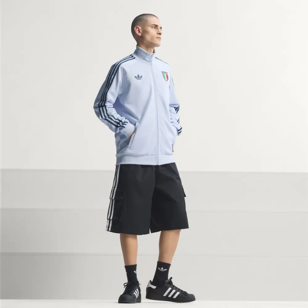 Áo Adidas FIGC Italy OG Track Top 'Aeroblue' JY9630 - Ảnh 3