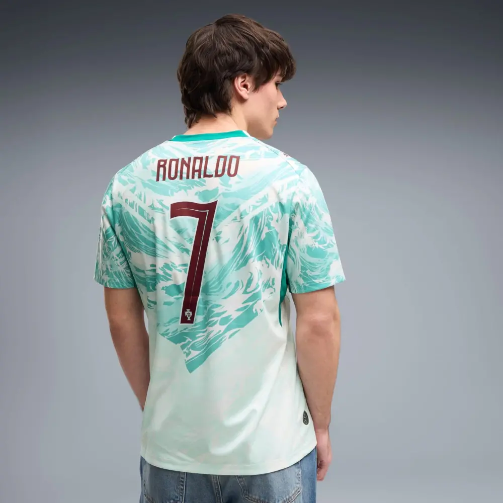 Áo Puma Portugal Away Player Jersey 'Blue' 788146-77 - Ảnh 4